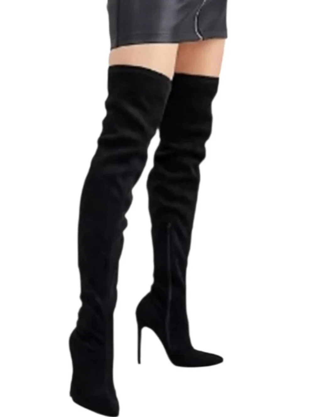 NWOT ASOS Knee High Faux Suede Boot